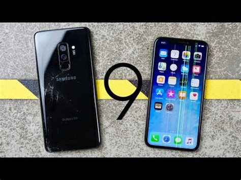 iphone x and s9 plus drop test|Samsung Galaxy S9 Plus vs iPhone X Drop Test! .